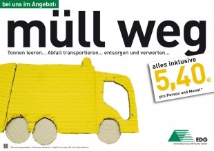 edg Kampagne Müll weg